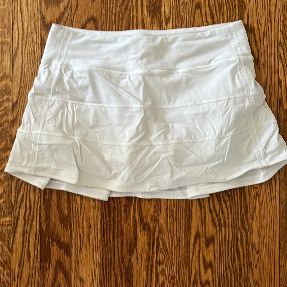 white pace revival lululemon skirt